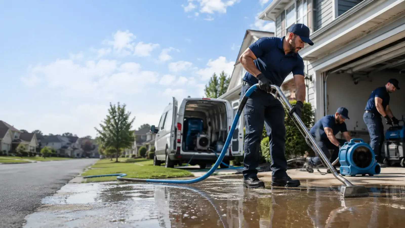 Flood Damage Restoration in Wolcottville, IN